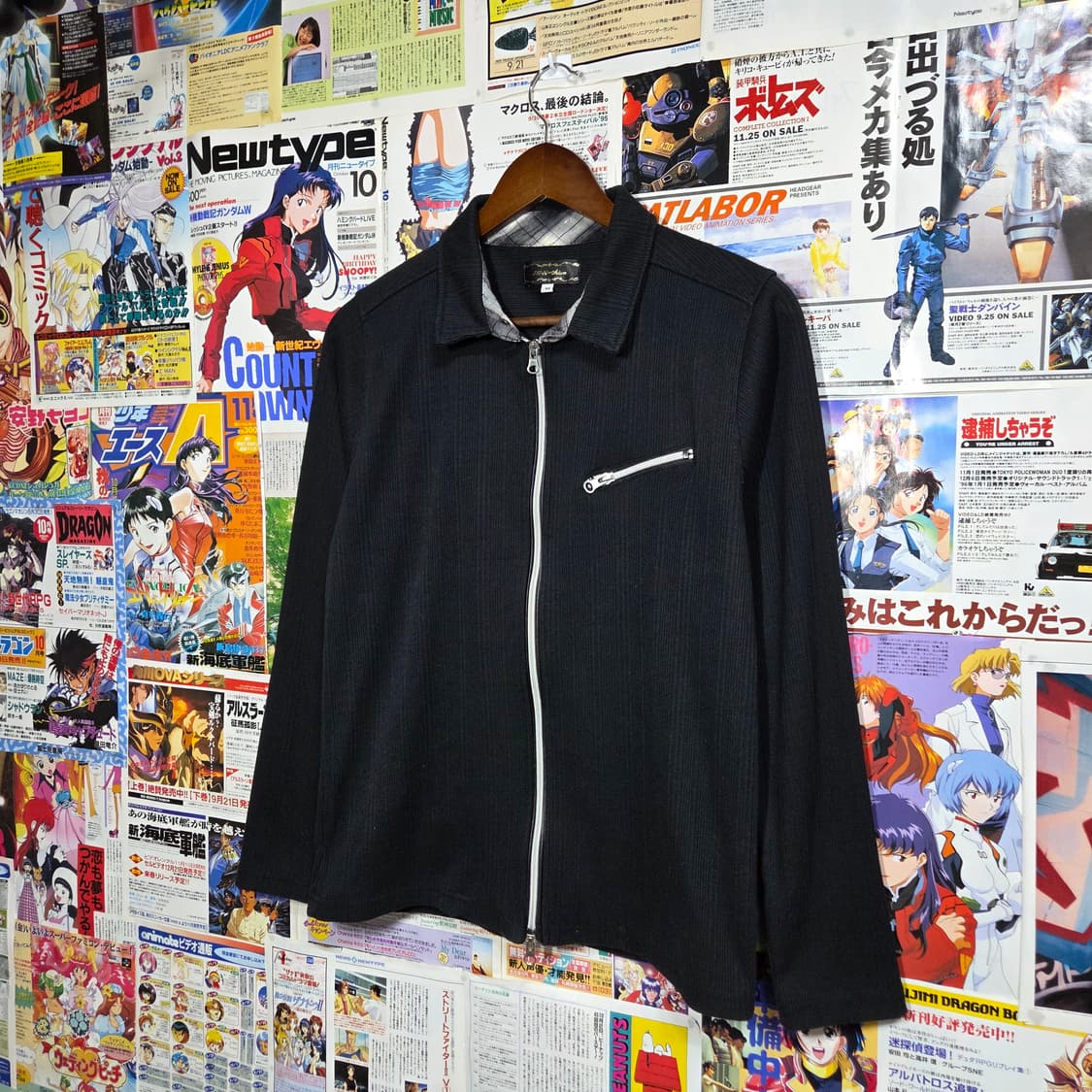 JPN 락시크 펑크 투웨이 골지 카라 집업 상품이미지2