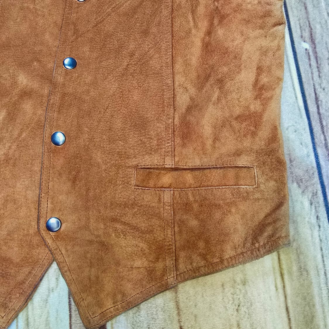 빈티지 스웨이드 웨스턴 베스트 M 상품이미지3