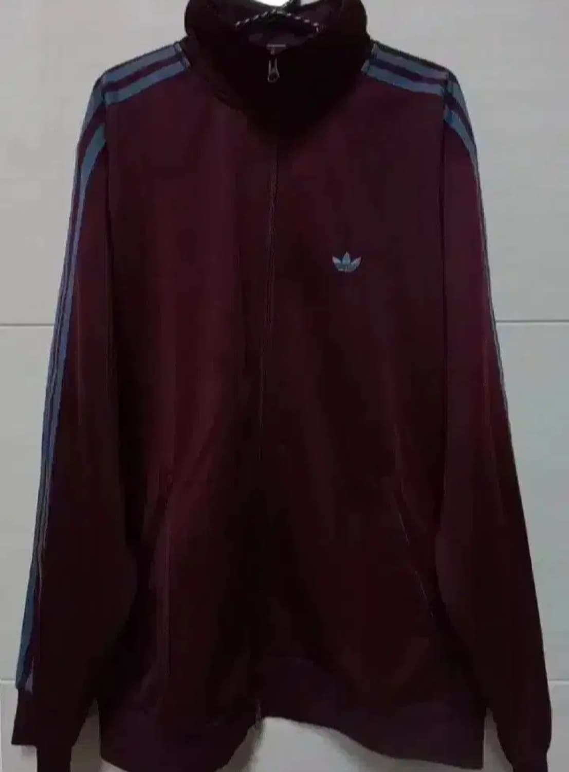 아디다스 BB트랙탑 마룬 와인 버건디 저지 져지집업 90/S 상품이미지1