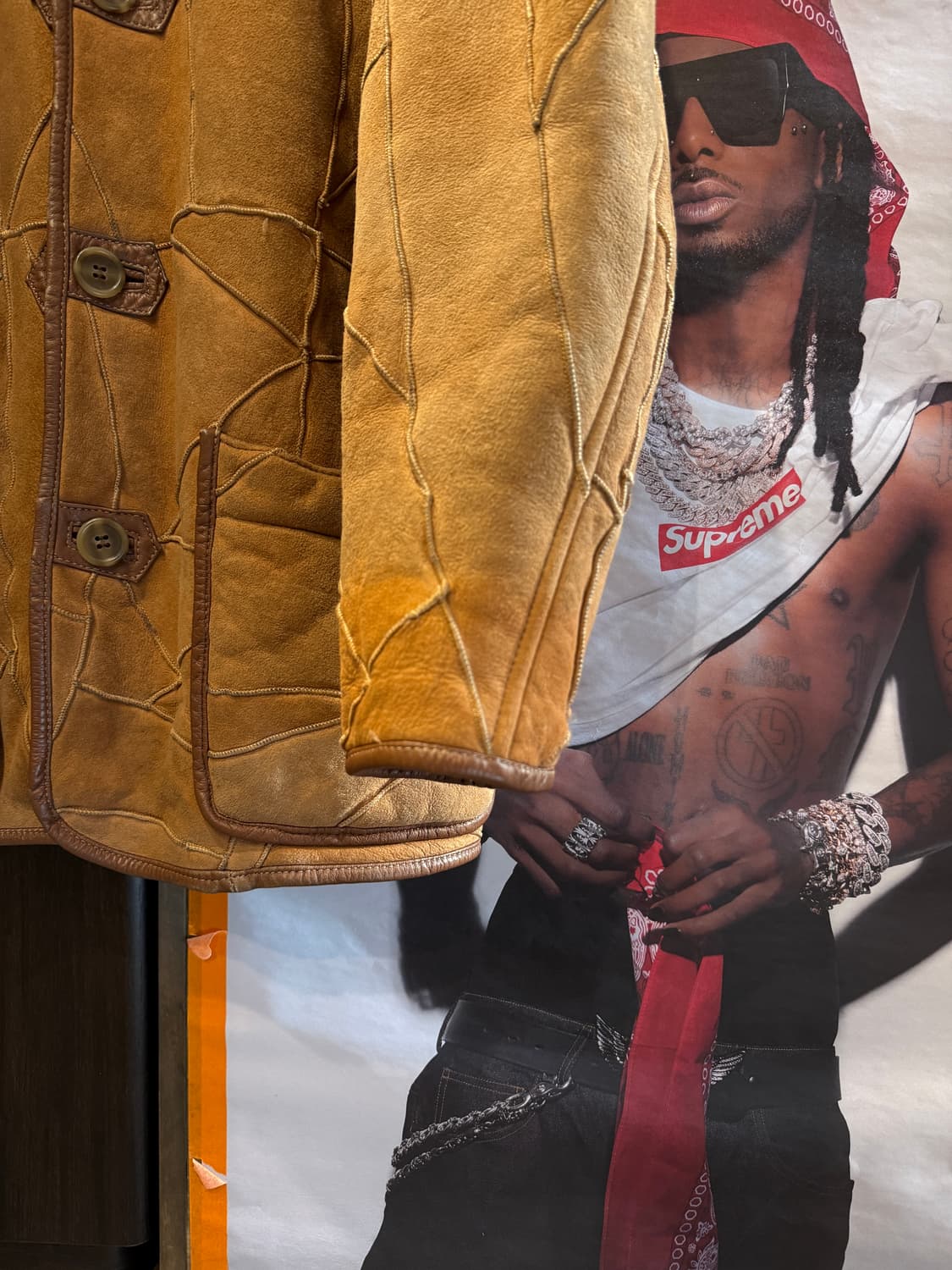 80s 이세이미야케 하이 스포팅기어 시어링 자켓 M(L) 상품이미지4