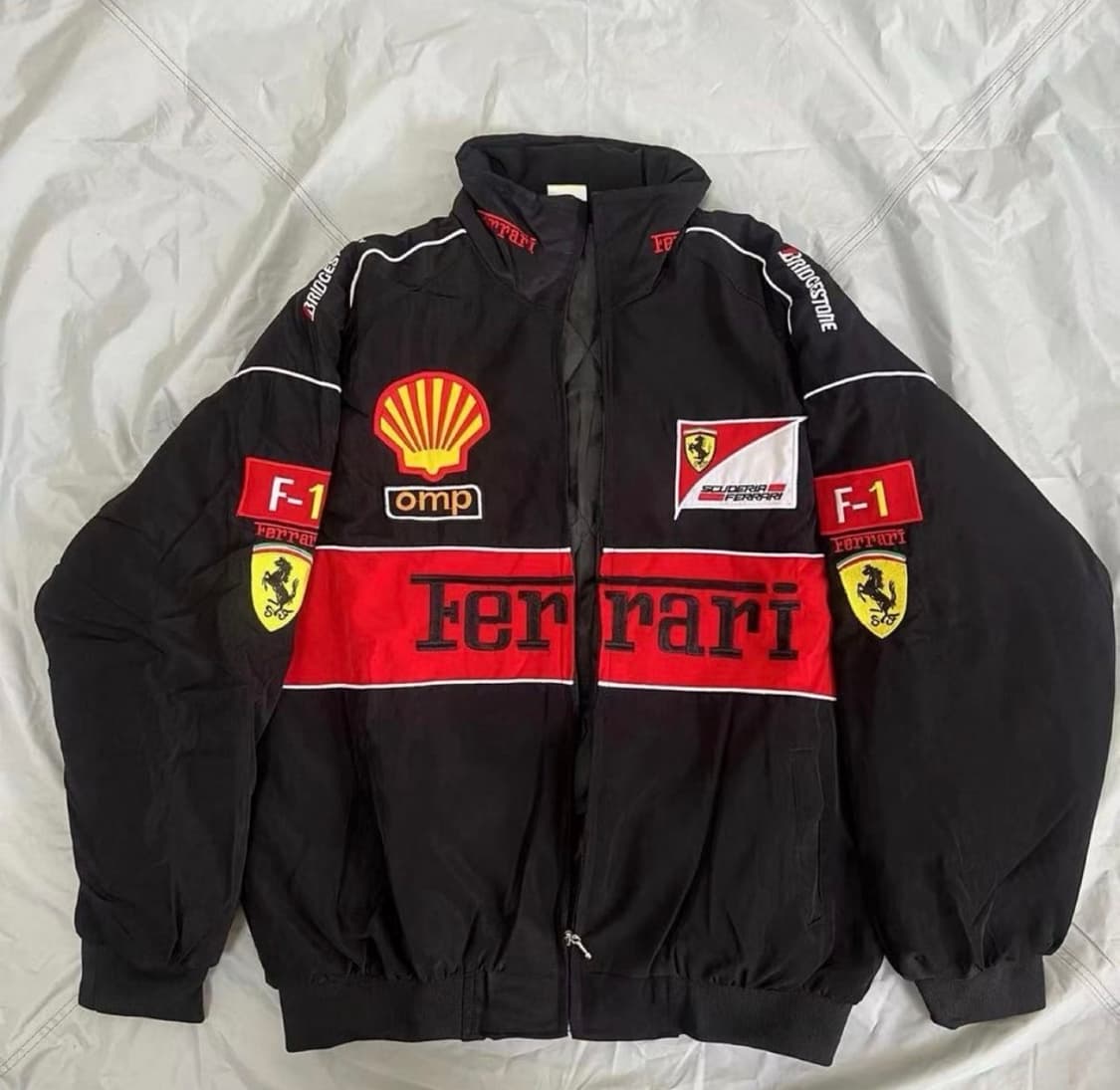 (무료배송, 새상품) F1 페라리 자켓 빈티지 올드스쿨 레이싱 봄버 상품이미지2