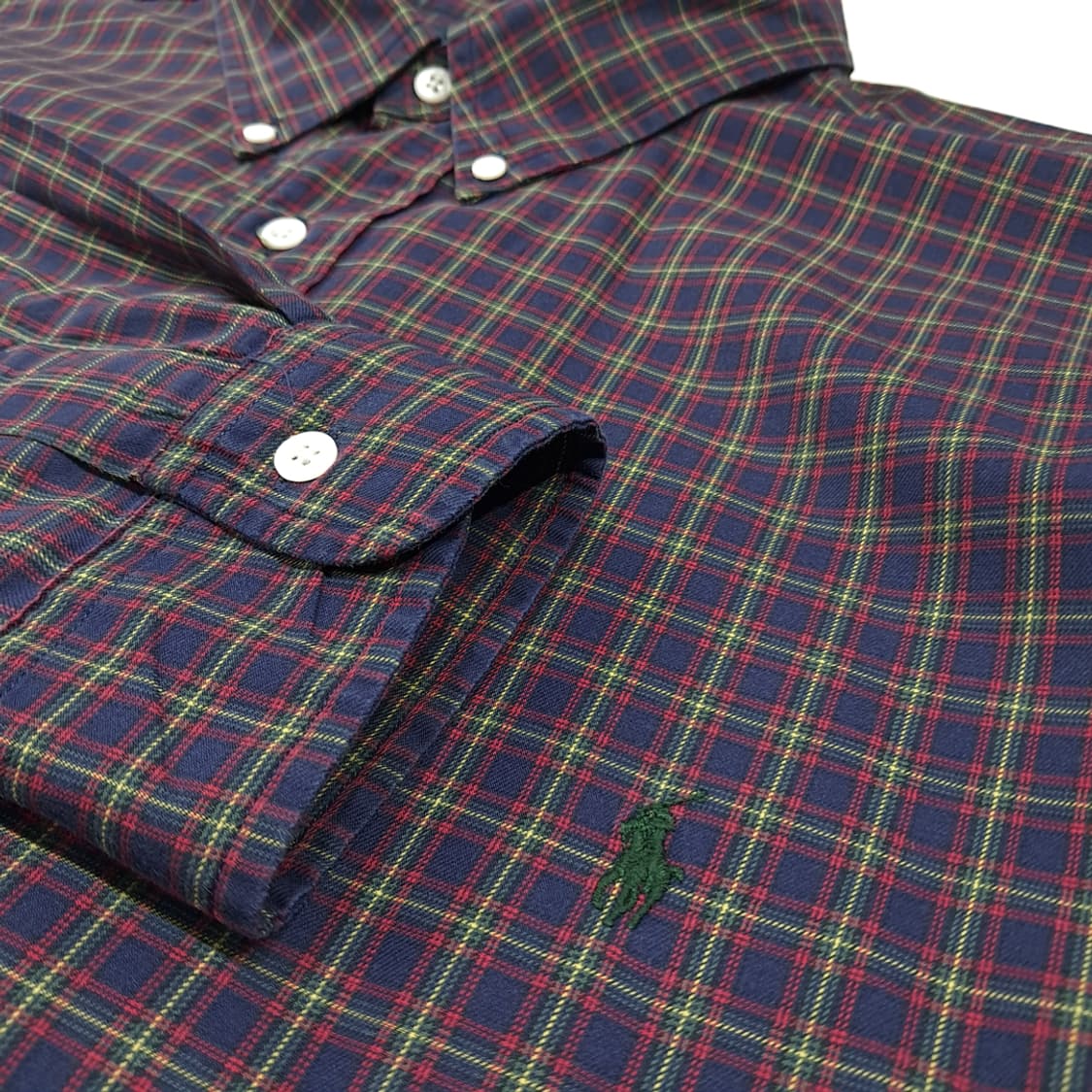 CL705 3XB 폴로 90s 모던 블랙워치 셔츠 남방 상품이미지4