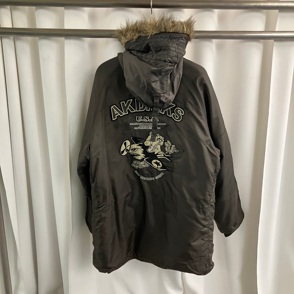 아카데믹 N3B 밀리터리 후드 야상 파카 XL 상품이미지2