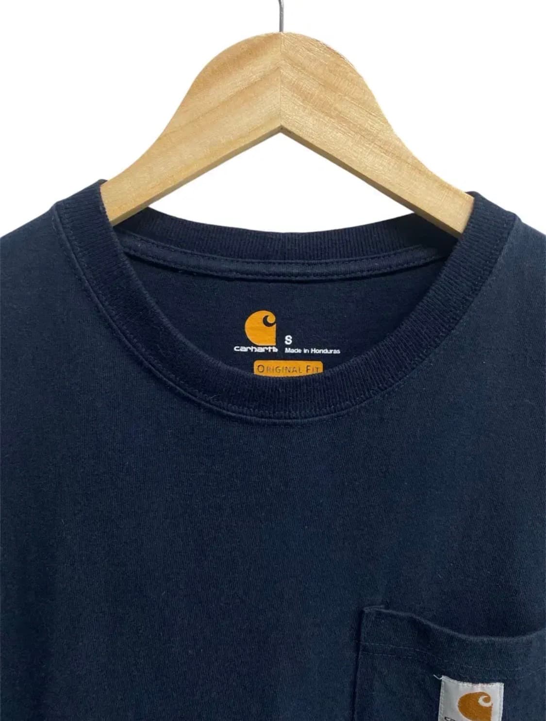 칼하트 시그니처 포켓 반팔티S [navy] 상품이미지4