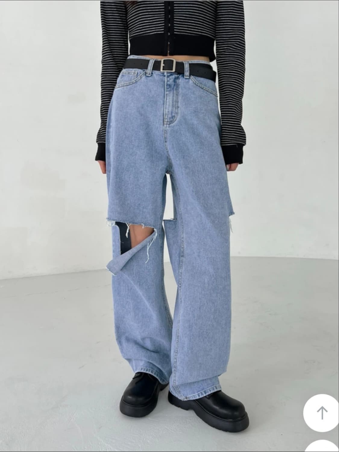 블랙업 플랫폼 로퍼 상품이미지1