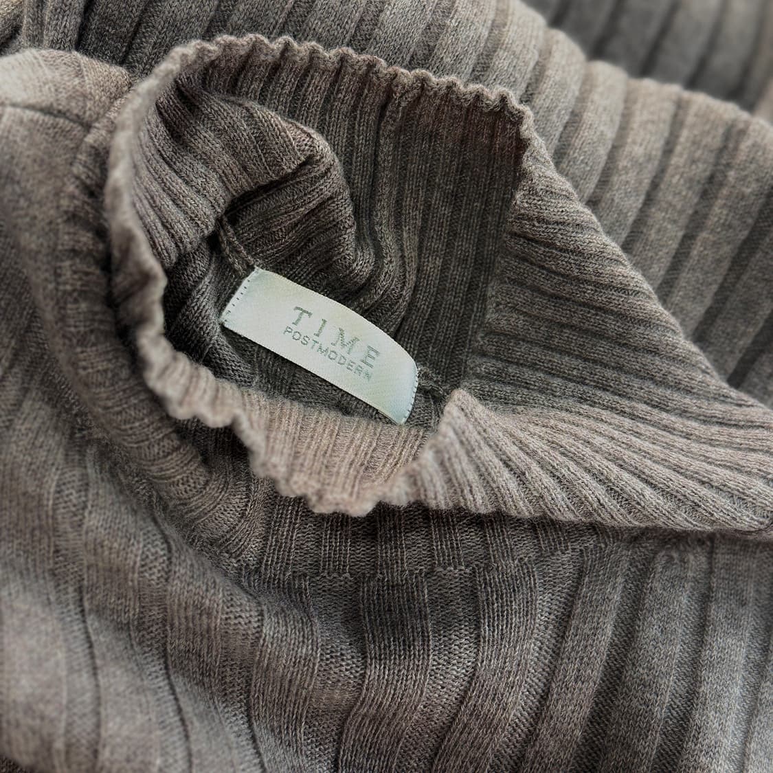 한섬 타임 울100 니트 롱 드레스 상품이미지2