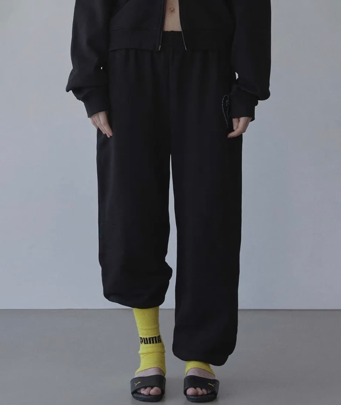 스컬프터 my go to 스웻팬츠 (블랙) 상품이미지2