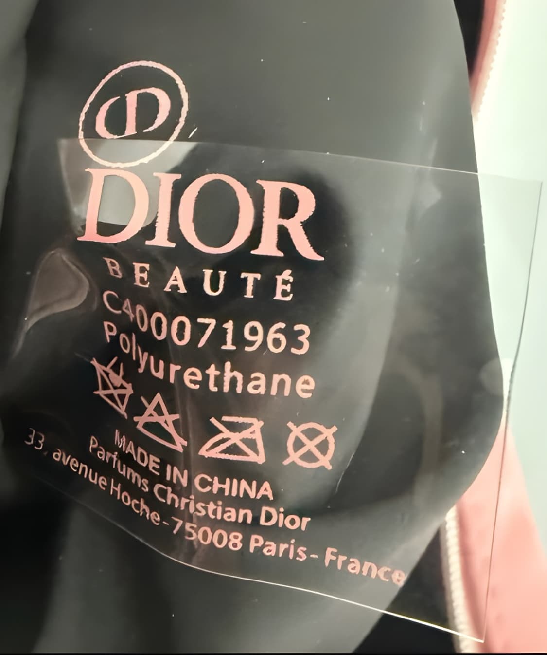 디올(Dior) 핑크 스웨이드 파우치 (새제품) 상품이미지5