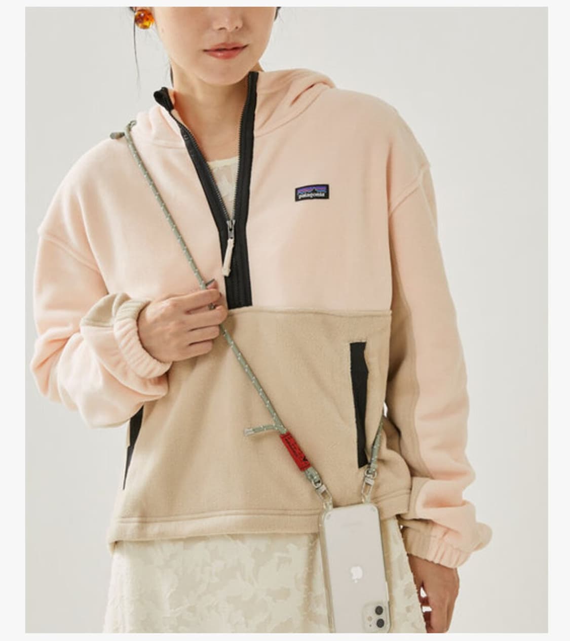 PATAGONIA - CROP FLEECE HOODIE 상품이미지3