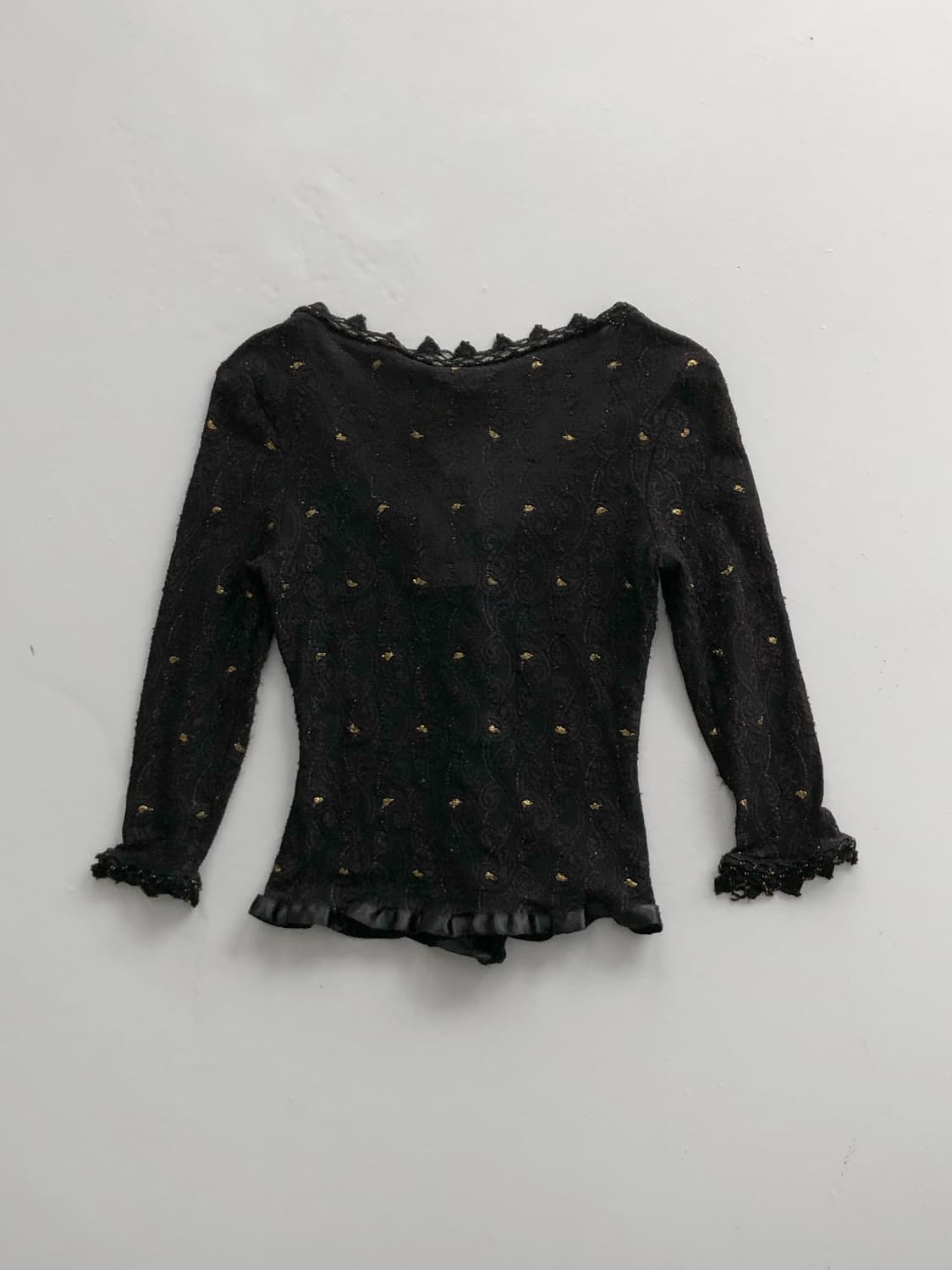 see-through flower cardigun 상품이미지2