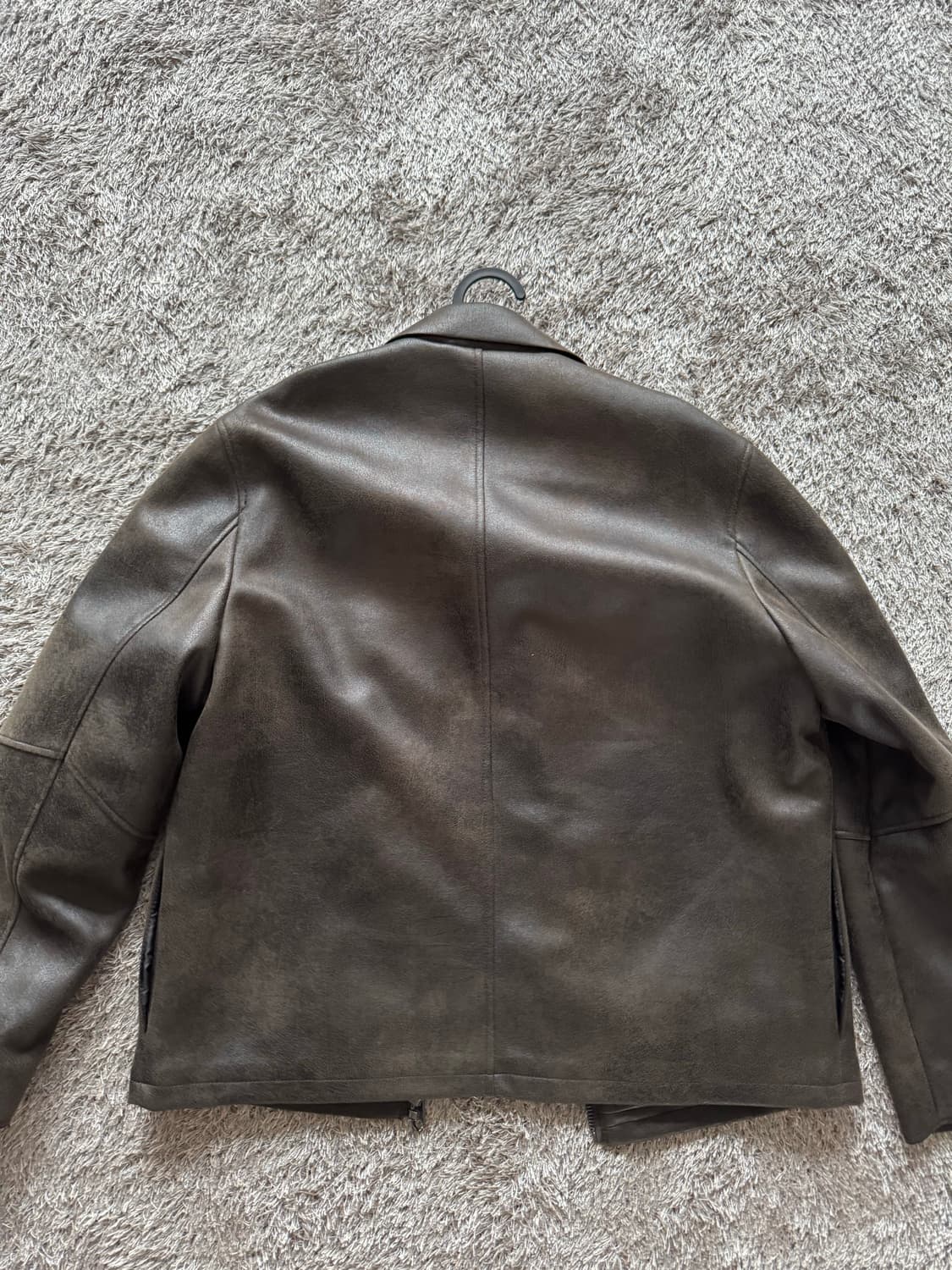 ZARA 레더 자켓 브라운 트러커핏 싸게 팝니다 상품이미지2