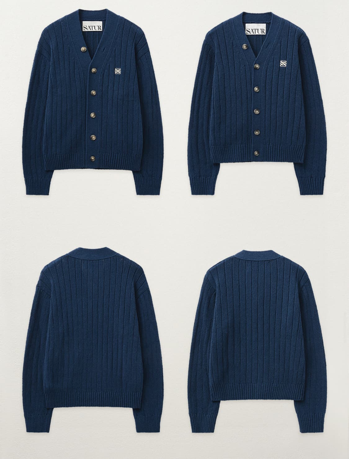 세터 가디건 L 네이비 상태 최상 <라이즈 착용 제품> 상품이미지2