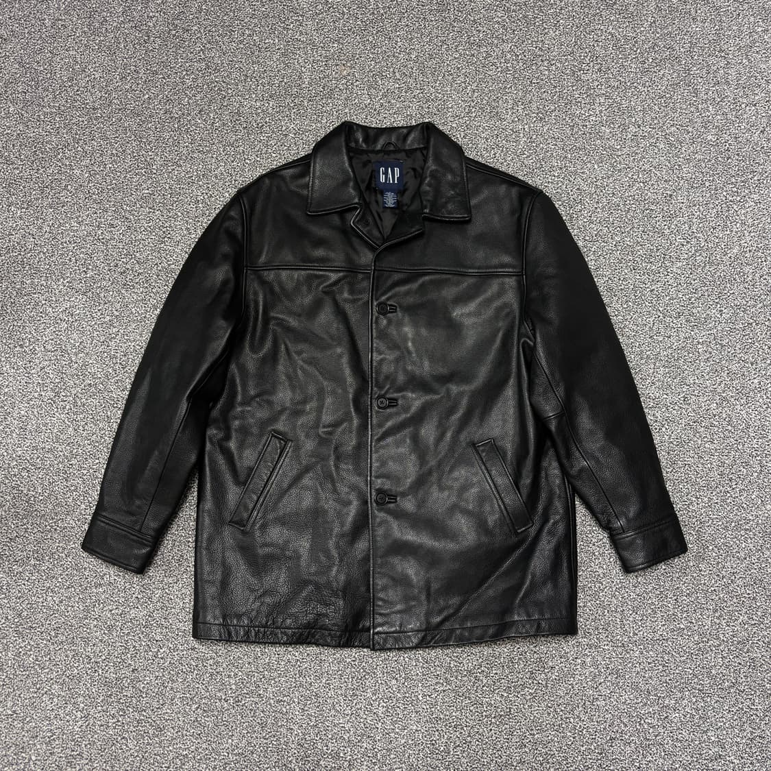 올드갭 레더 카코트 가죽자켓 상품이미지1