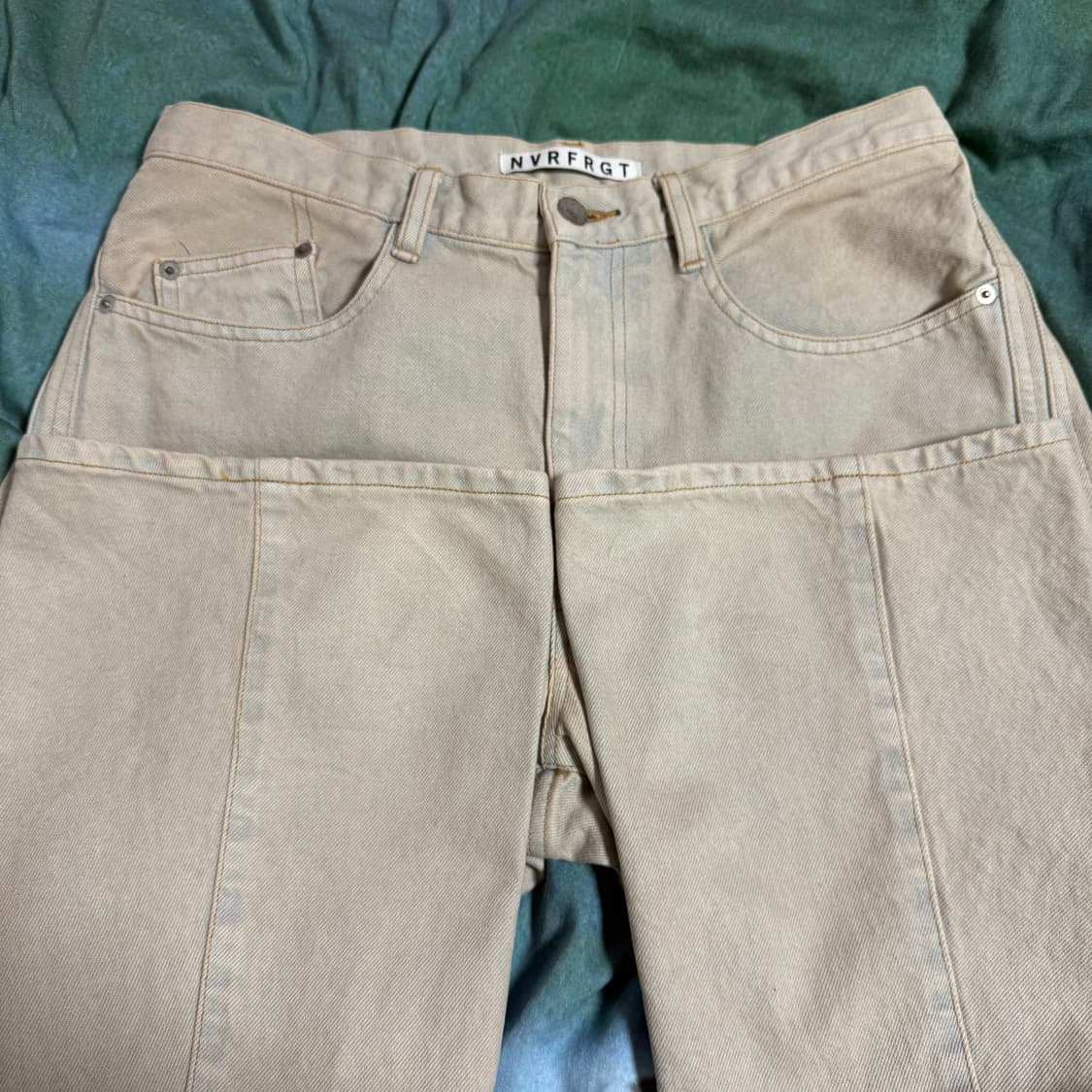 [3, 새상품]NVRFRGT 네버포겟 3D 라이트 페이디드 트위스트 진 상품이미지9