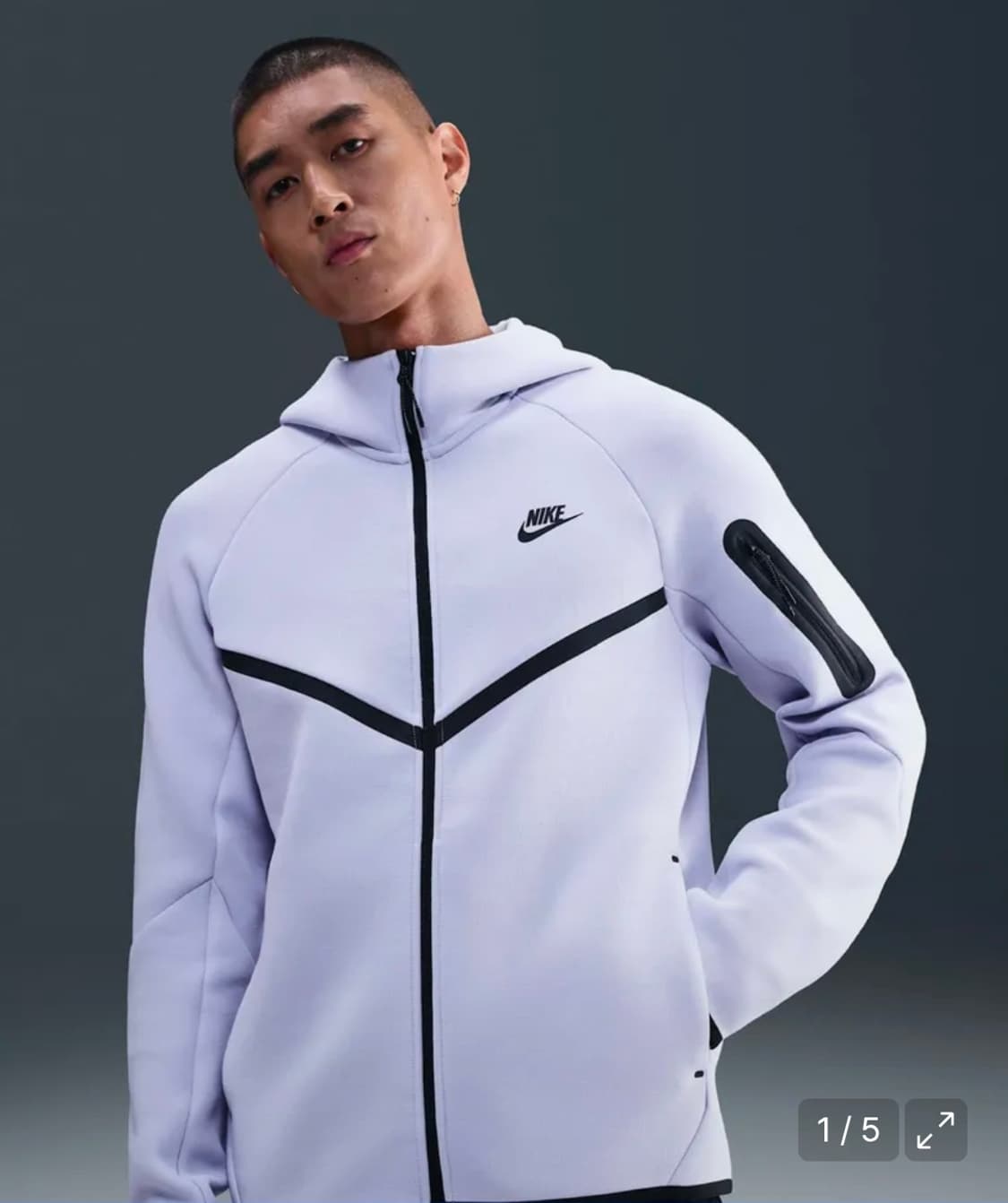 나이키 테크팩 후드집업 그레이 xl 105 상품이미지1