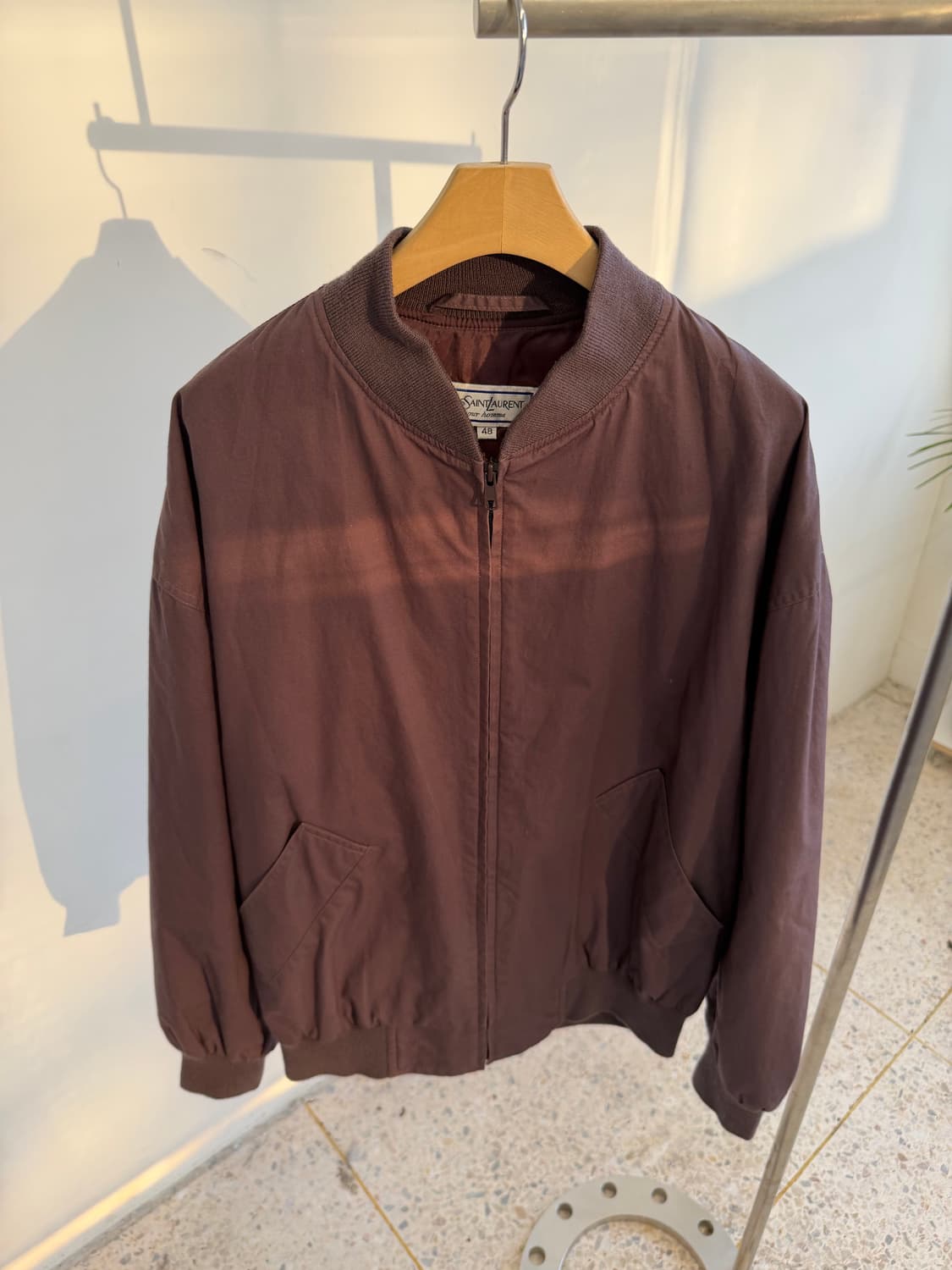 80-90s 생로랑 봄버 자켓 상품이미지1