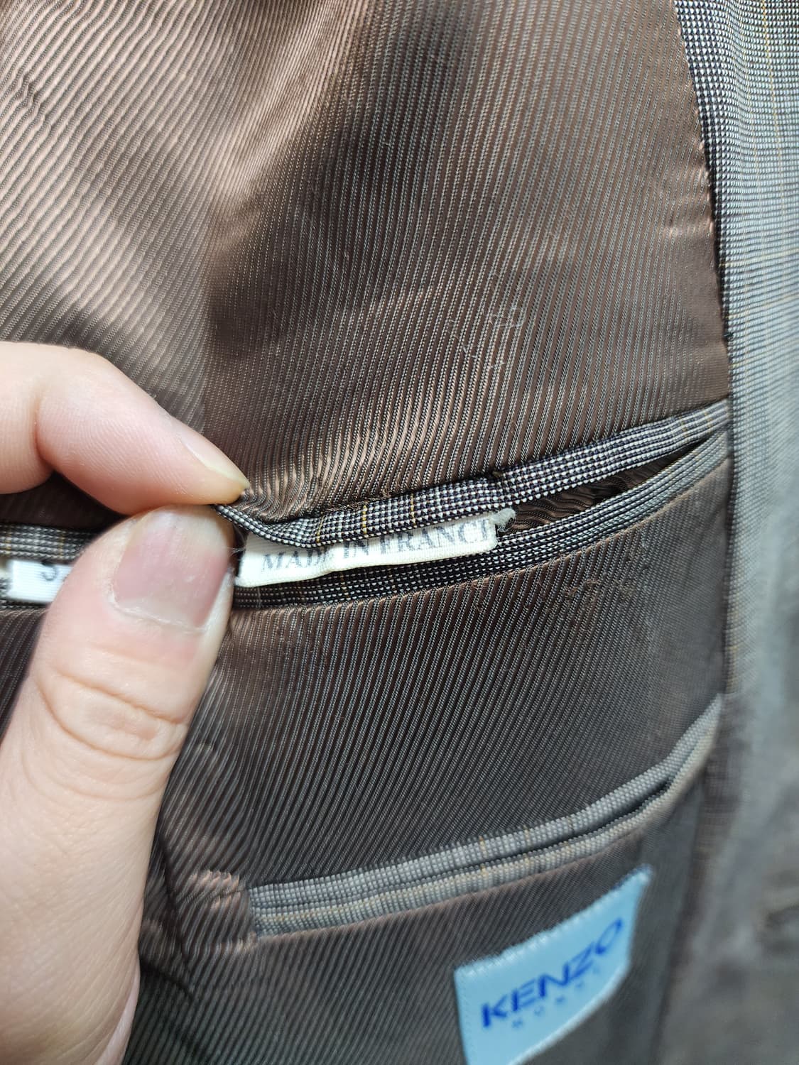 KENZO 겐조 프랑스산 쓰리버튼 블레이저 상품이미지6