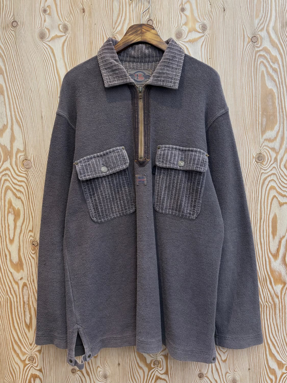 슬립라인 90s 반집업 스웻셔츠 상품이미지1