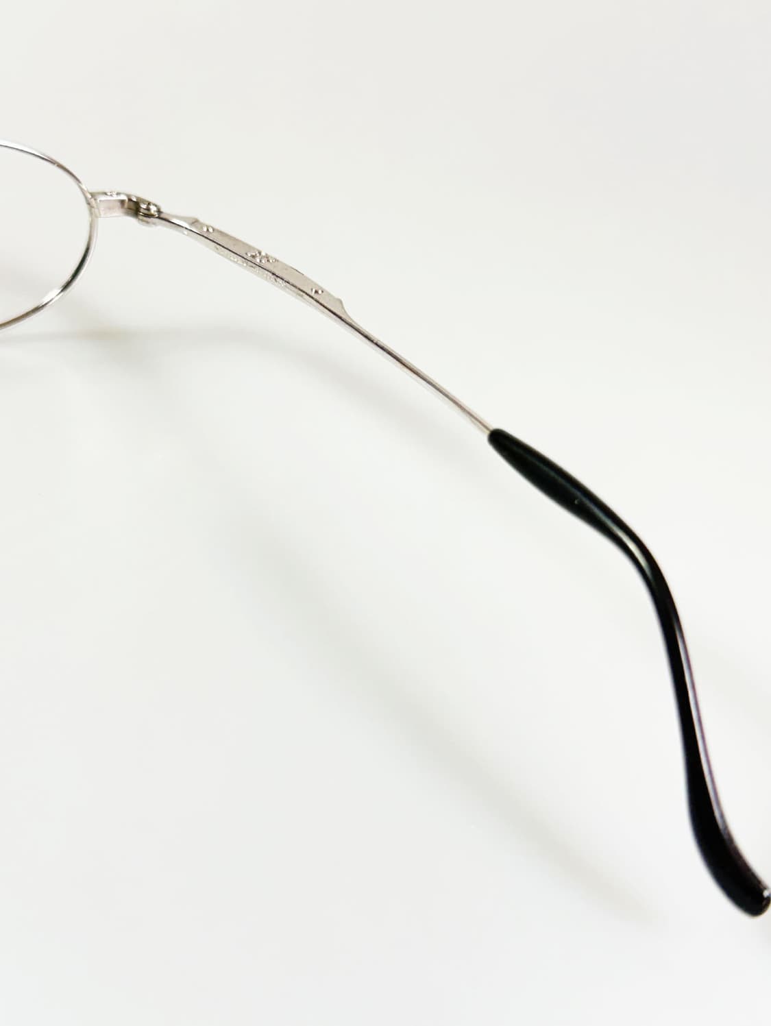 REDOX 실버 메탈 슬림 오벌 프레임 빈티지 안경 상품이미지6