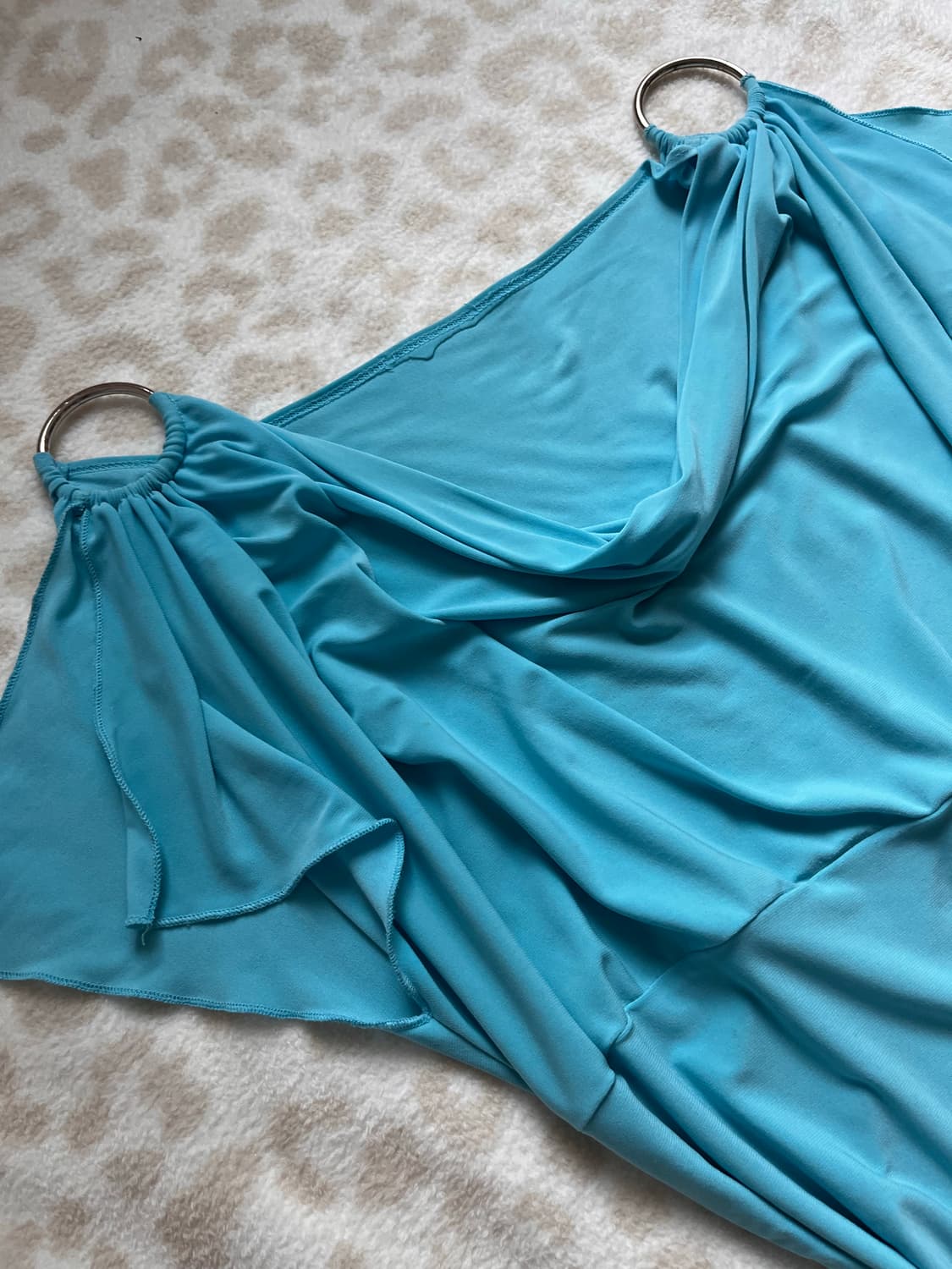 Drape ring top + Mint short pants 상품이미지3