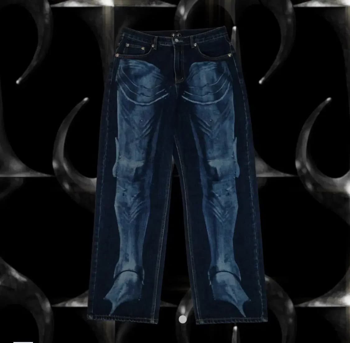 떠그클럽 워리어 데님 팬츠3(새상품) 상품이미지5