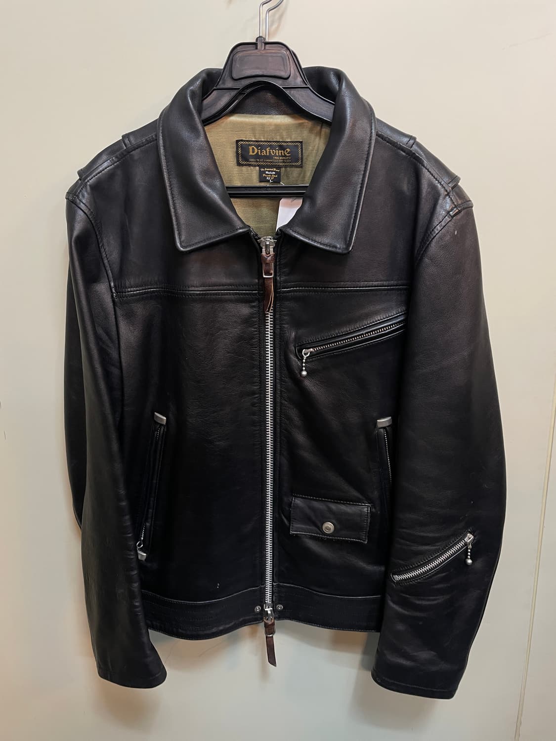 디아프바인 소가죽 자켓 상품이미지1