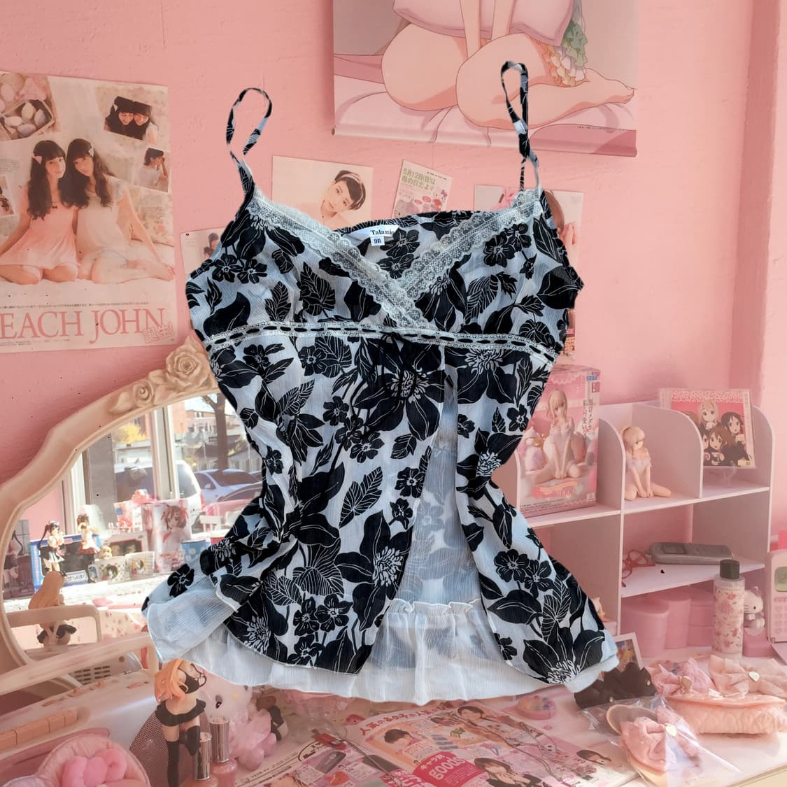 빈티지 블랙 오리엔탈 슬리브리스 상품이미지1