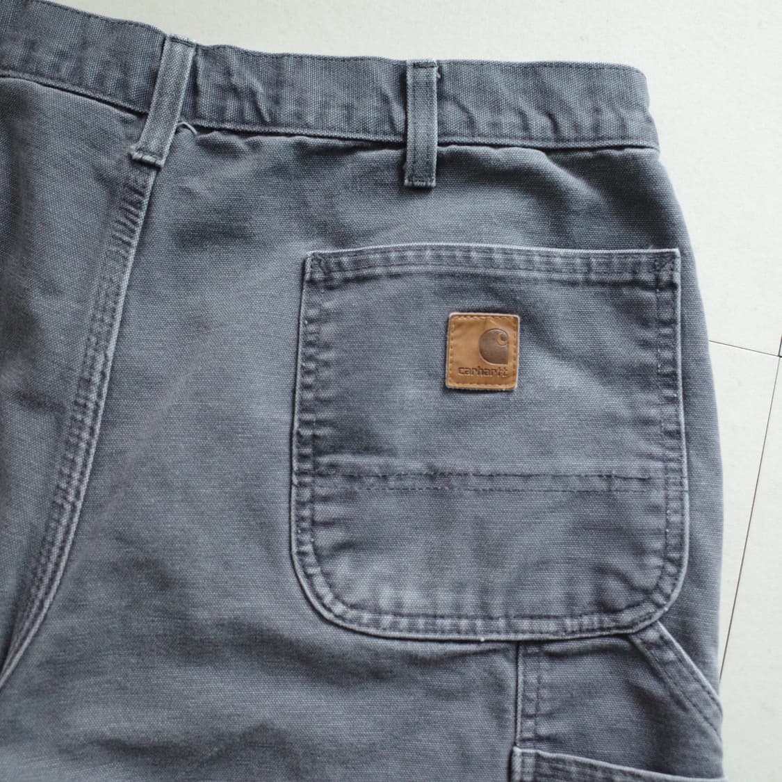 칼하트 B11 PTB 워시드 덕 덩가리 워크 팬츠 38x34 상품이미지7