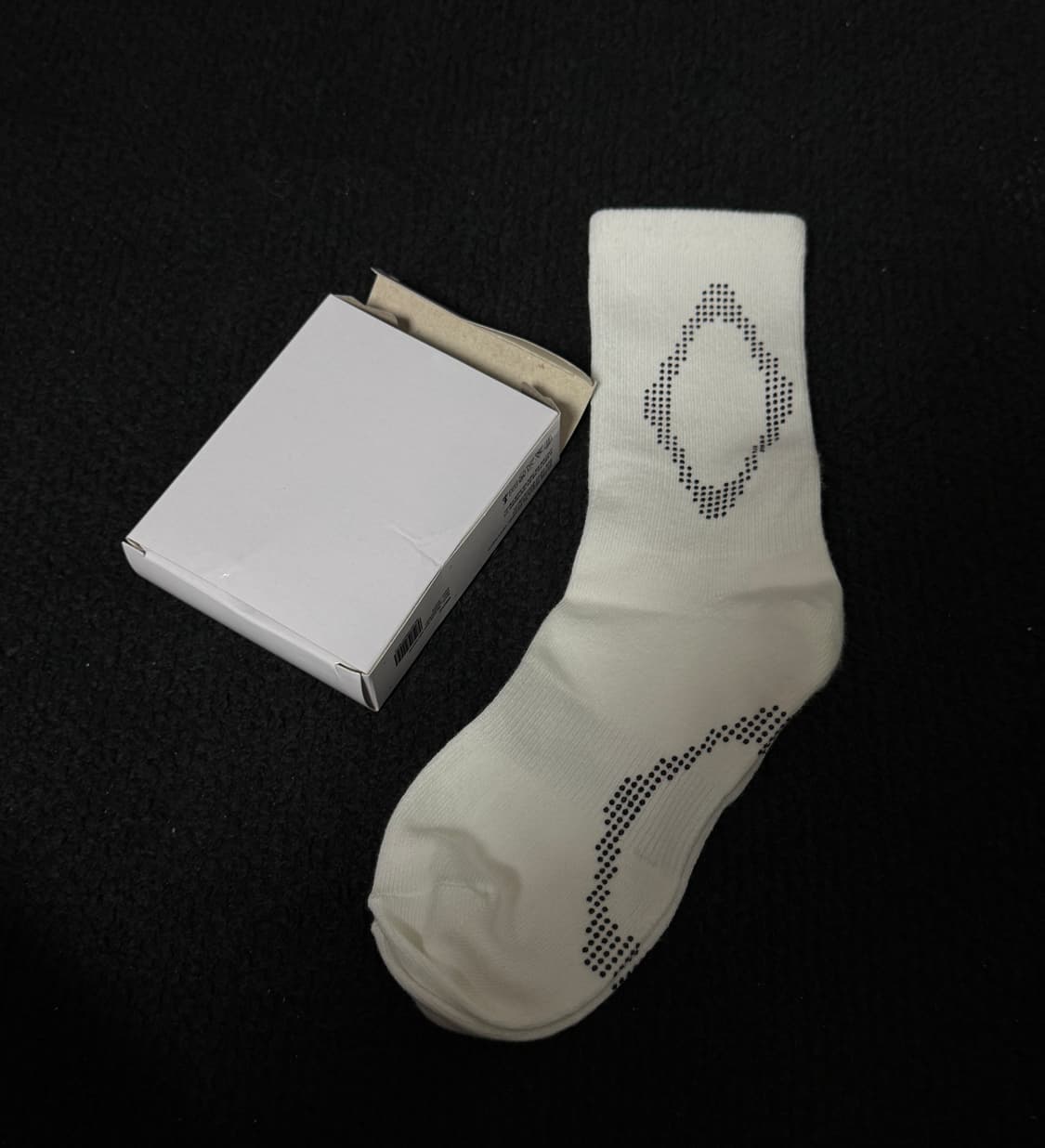 미스치프 양말 화이트 미사용 상품이미지1