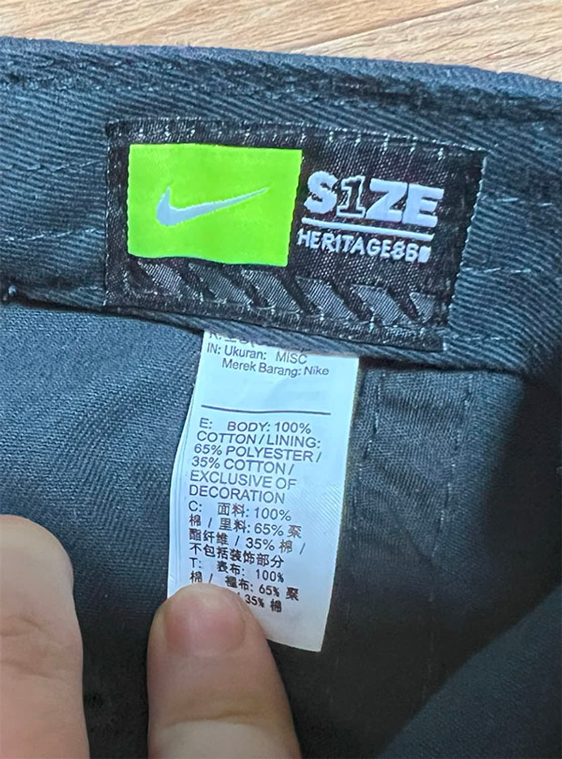 NIKE 나이키 캐주얼 모자 볼캡 블랙 프리 상품이미지4