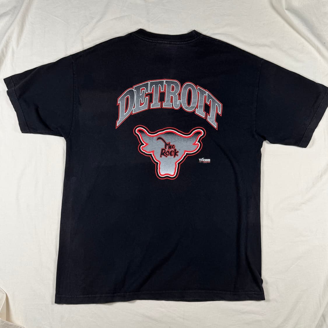 90s WWF WWE 더락 프린팅 반팔 티셔츠 반팔티 상품이미지4