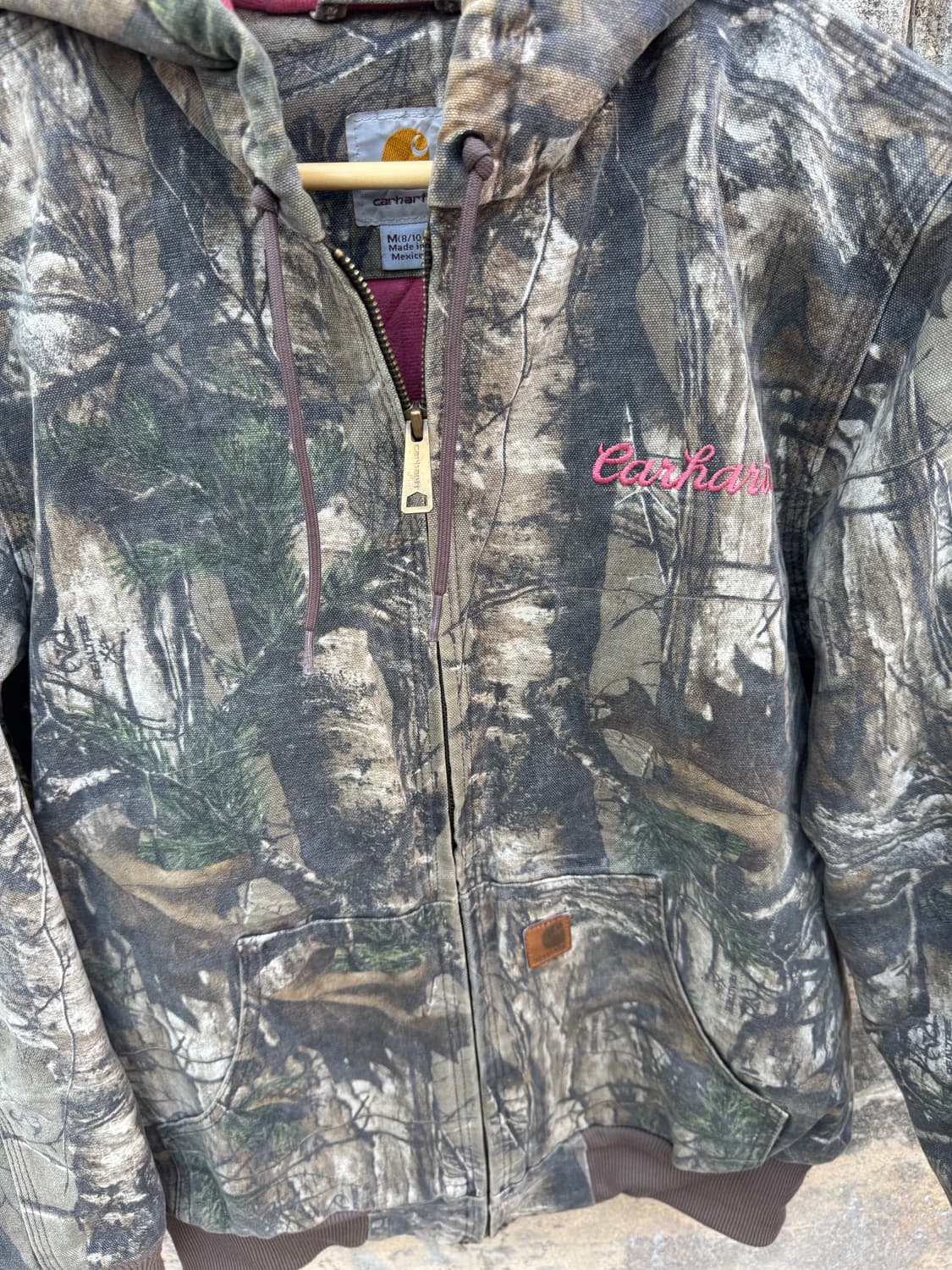 칼하트 빈티지 덕 액티브 리얼트리 후드 자켓 상품이미지5