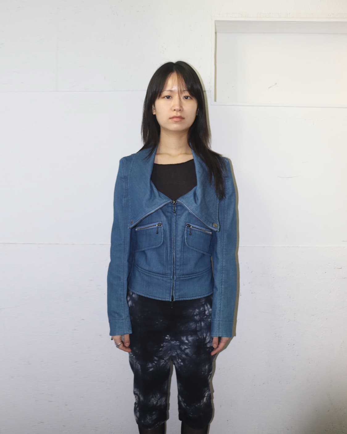 비비안 웨스트우드 레드라벨 09AW 지퍼 디테일 투웨이 데님 자켓 상품이미지1