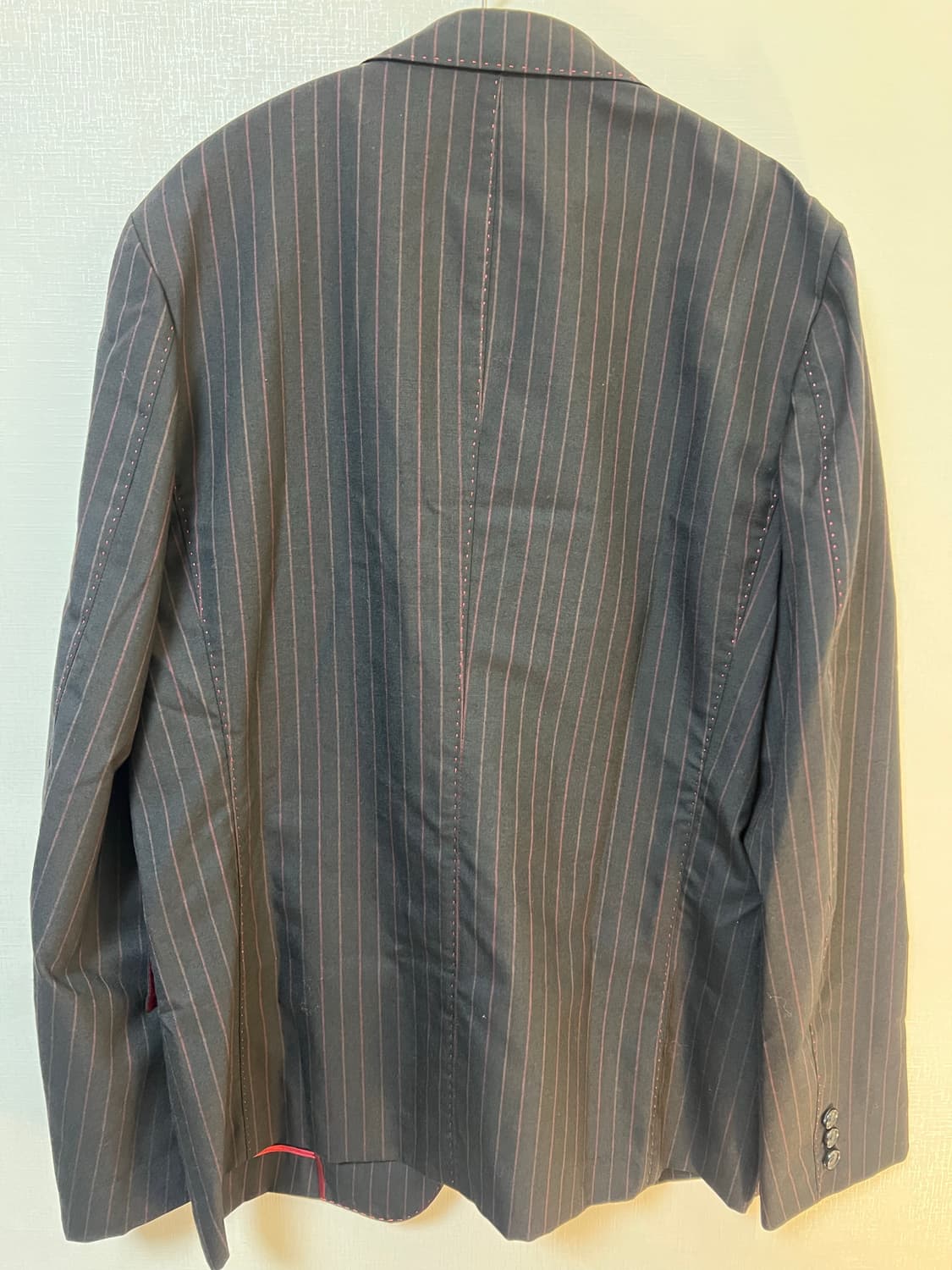 꼼데가르송 옴므 레드 스티치 자켓  상품이미지2