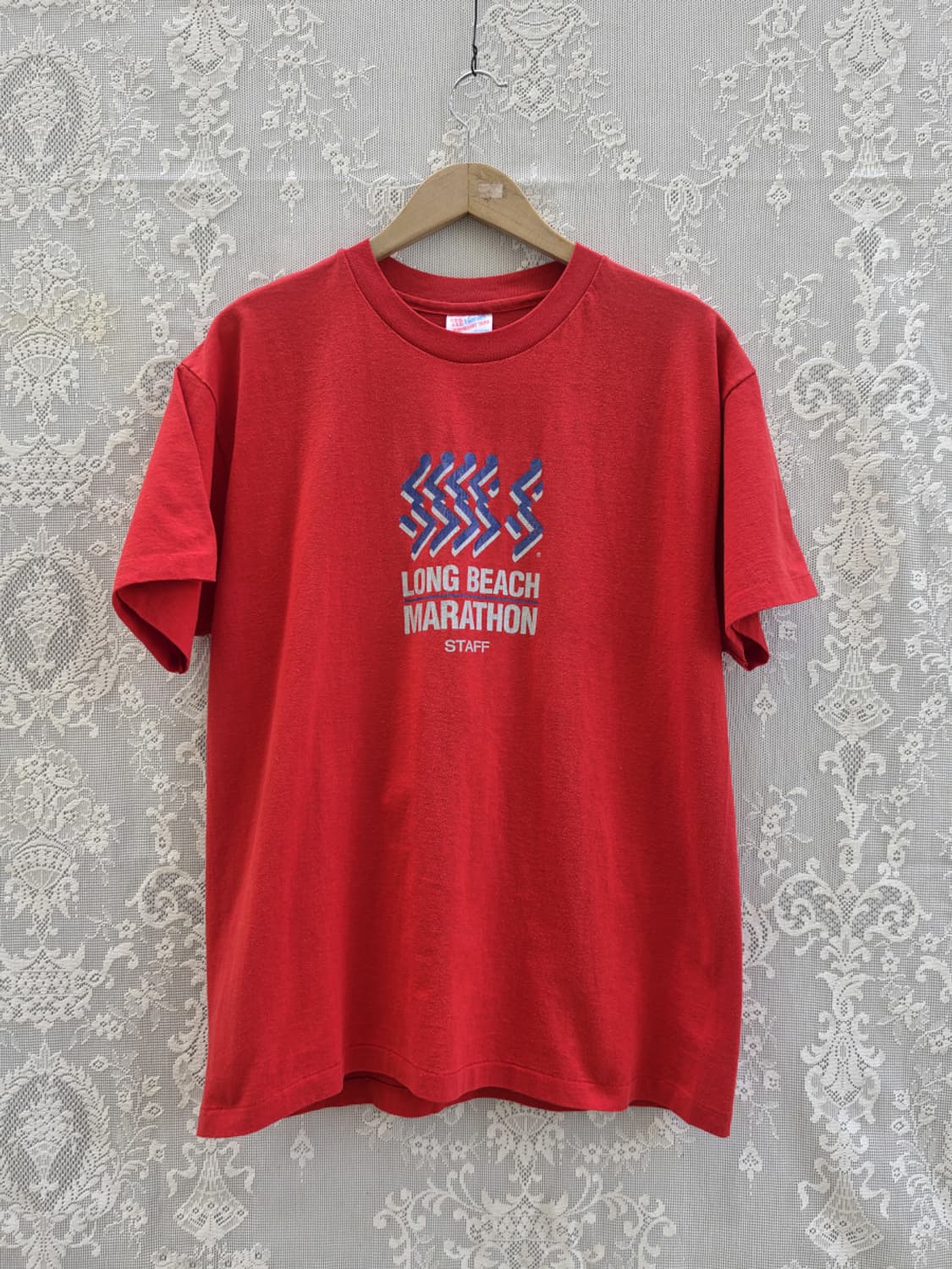 90s 헤인즈 롱비치 마라톤 싱글스티치 (made in usa) 상품이미지1