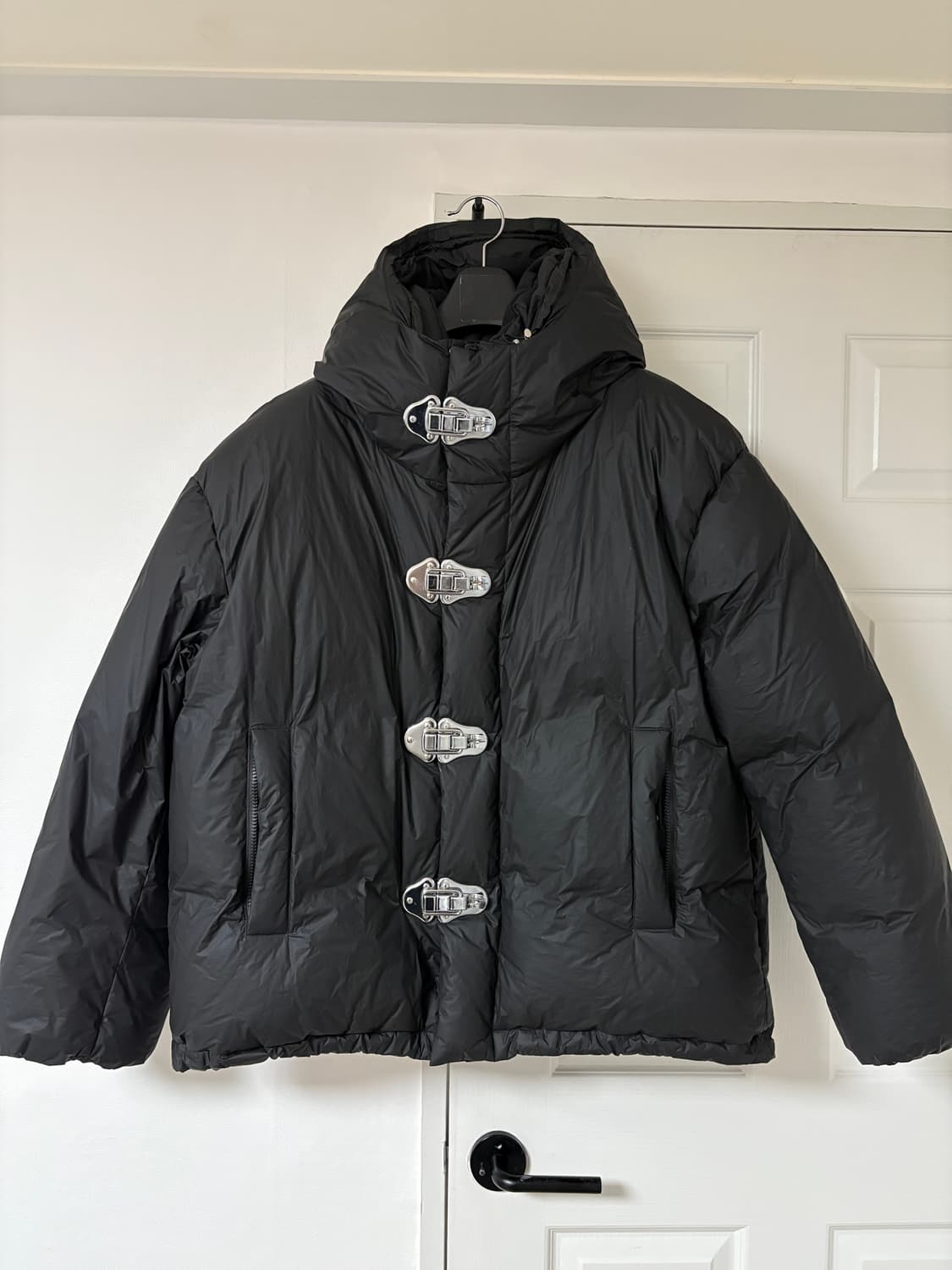 크레이그 그린 버클 후드 패딩 라지사이즈  상품이미지1