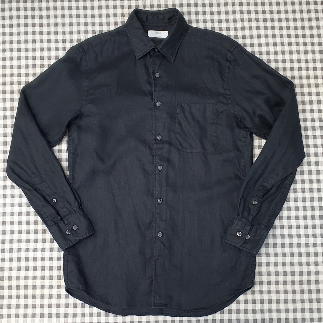 유니클로 마100 긴소매 셔츠 남자95 상품이미지1