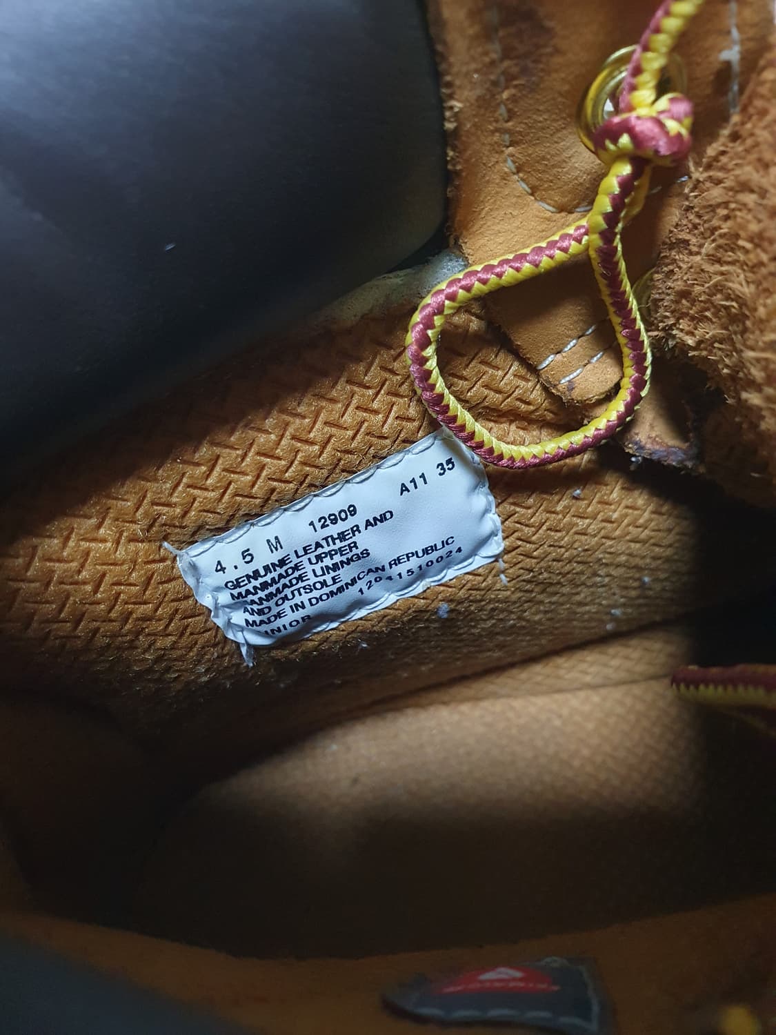 팀버랜드 6인치 워커 부츠 옐로우 230~35 상품이미지10