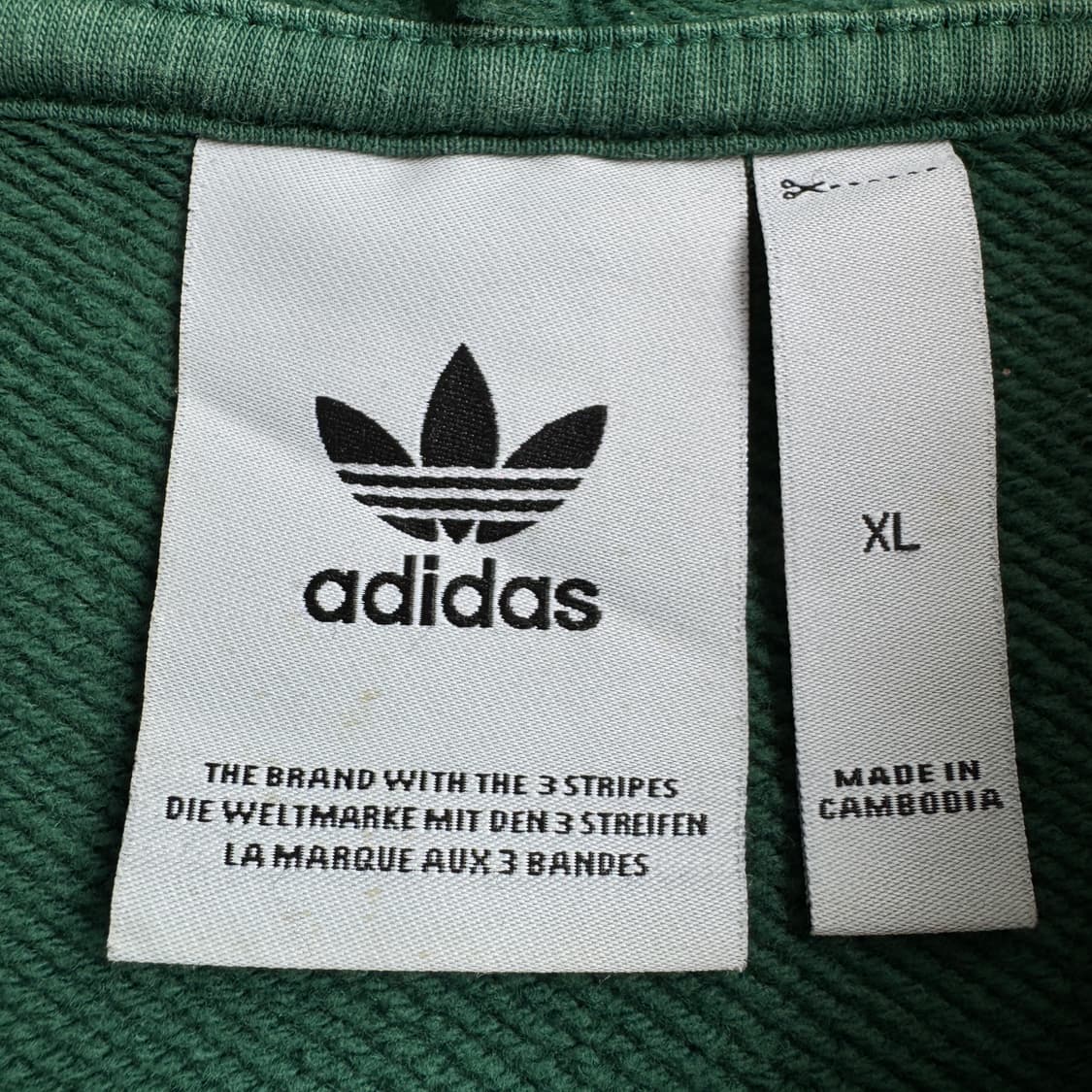 아디다스 신형 파이어버드 빅로고 후드티 그린 상품이미지5