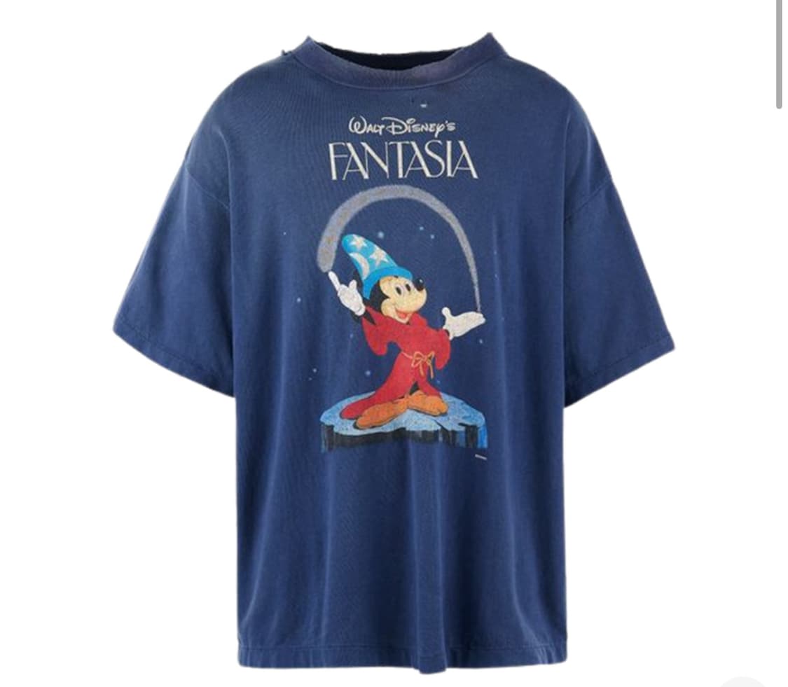 [xl] 세인트 미카엘 디즈니 판타지아 미키 티셔츠 상품이미지1