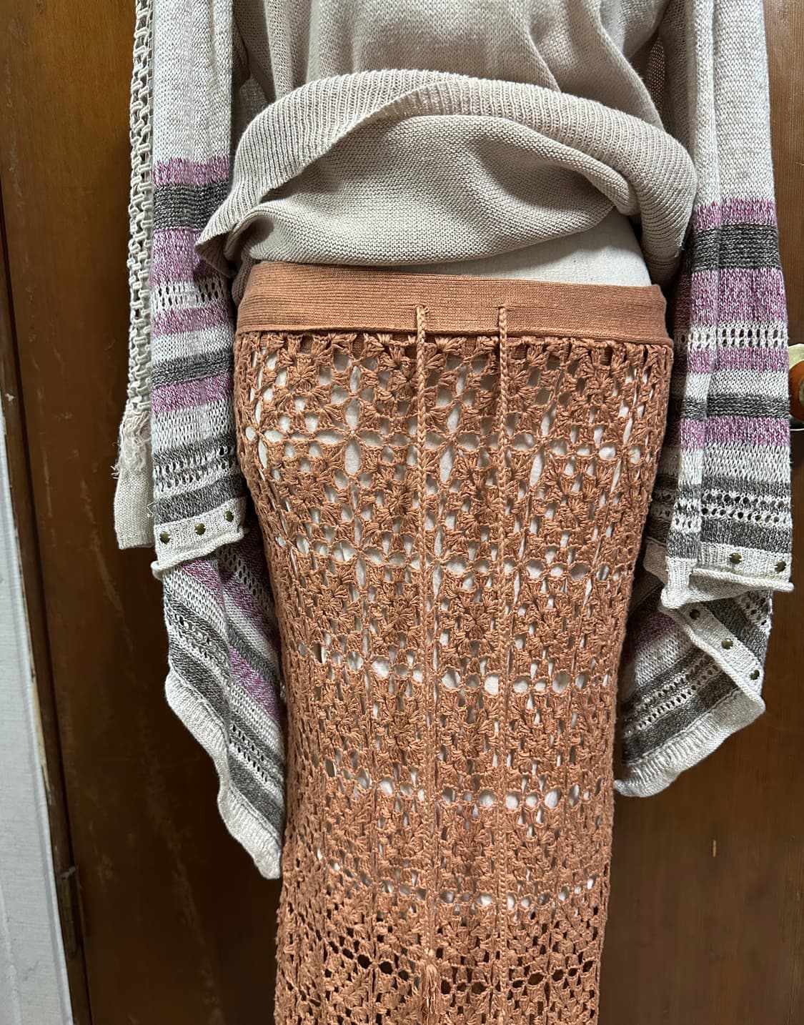 nolley's 보헤미안 니트 베스트 상품이미지1