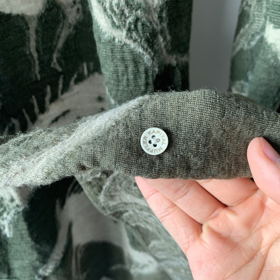 크로켓 울 인디언 홀스 페인팅 머플러 상품이미지7