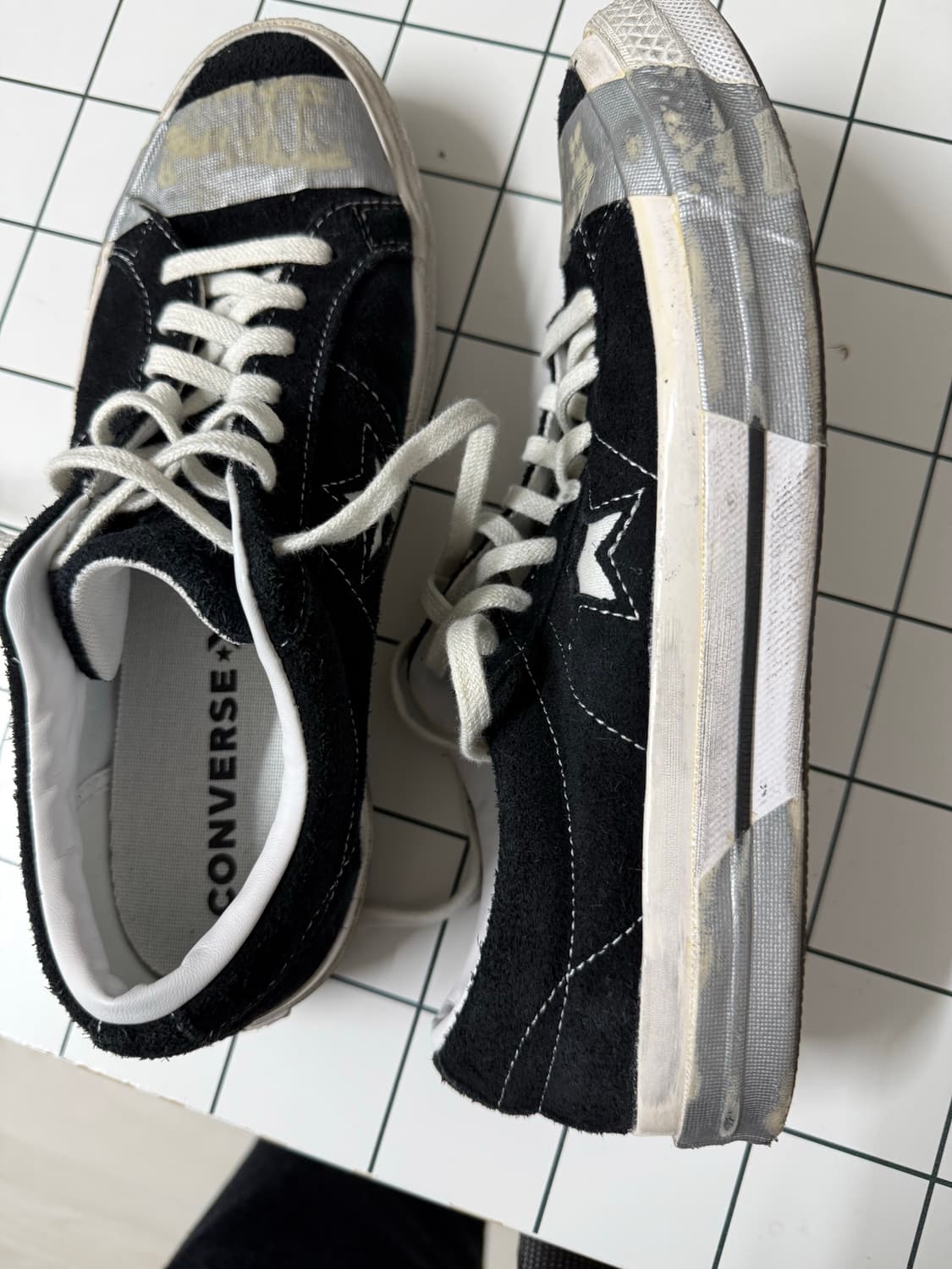 Converse One Star Ox Suede BlackGreyTape 상품이미지5