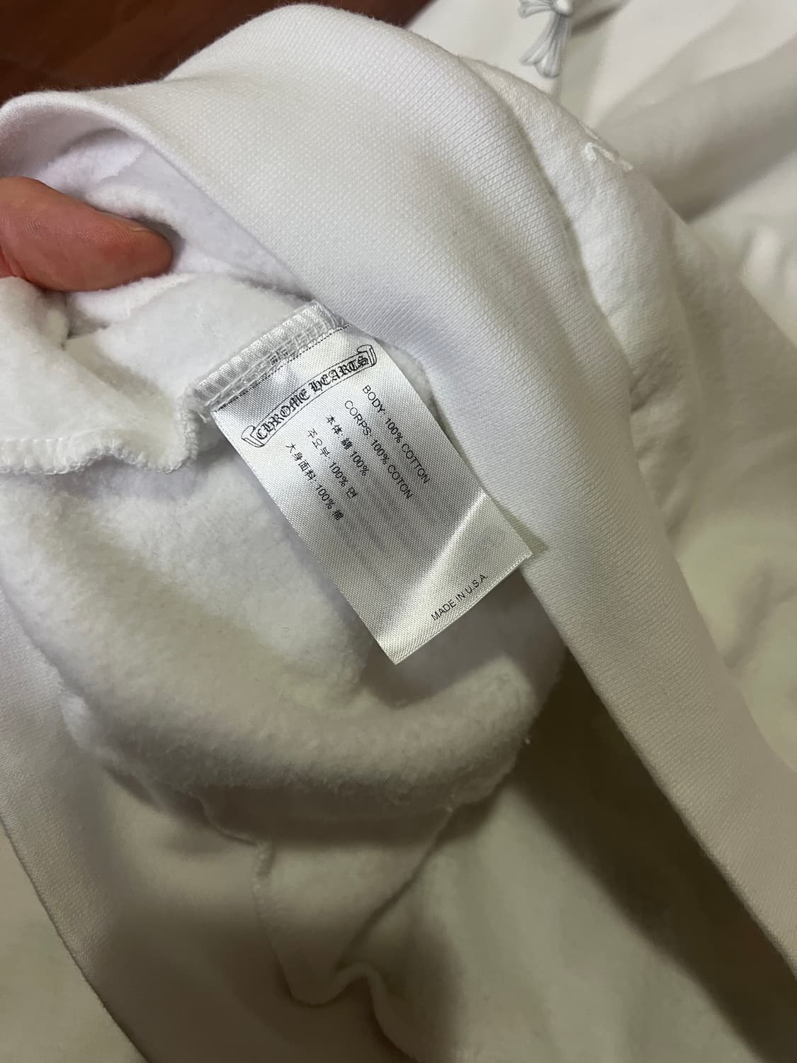 (XL) 크롬하츠 멀티컬러 후드 화이트 상품이미지7