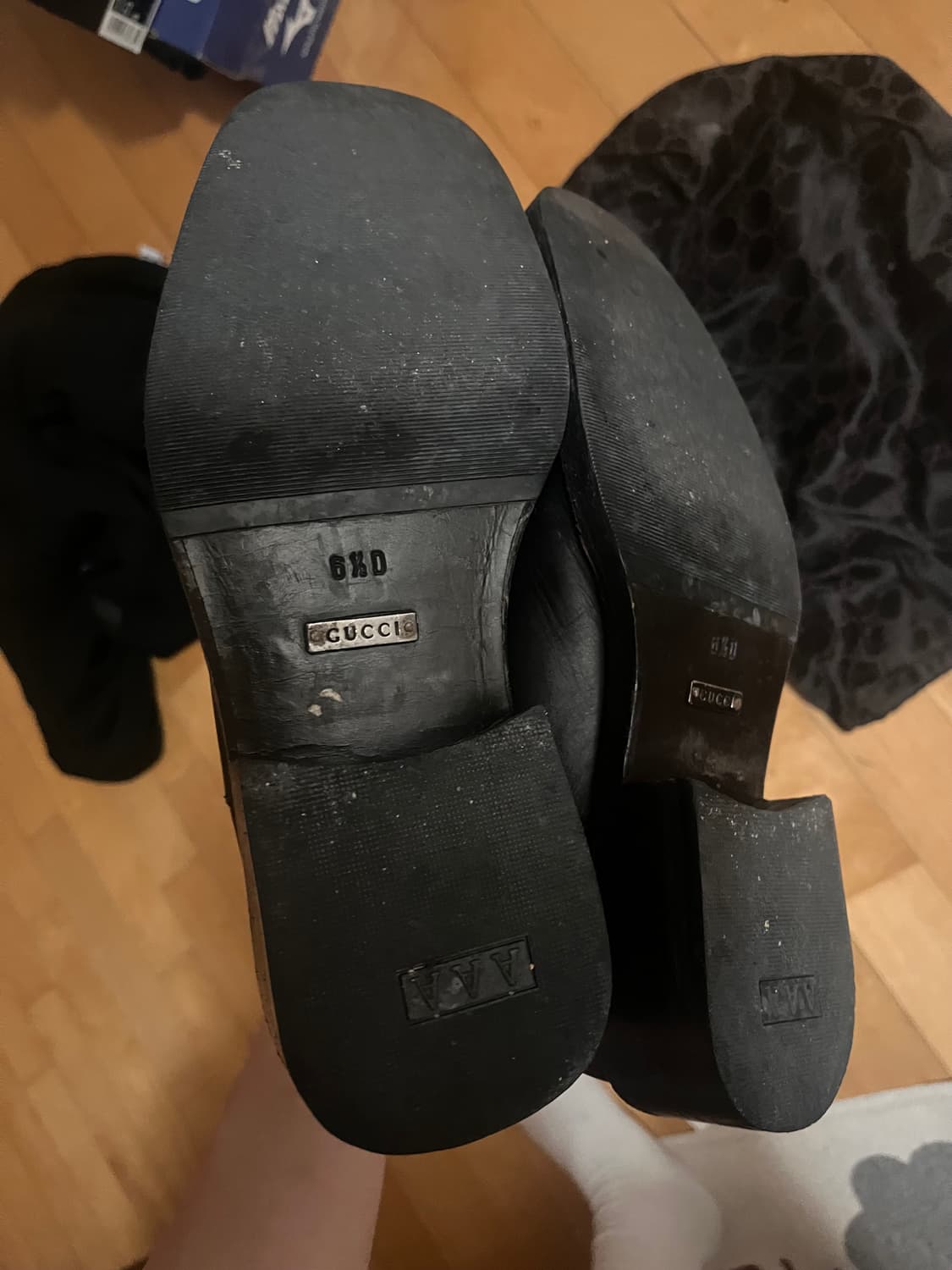 구찌 블랙 앵클 첼시부츠 250~255 구두 상품이미지3