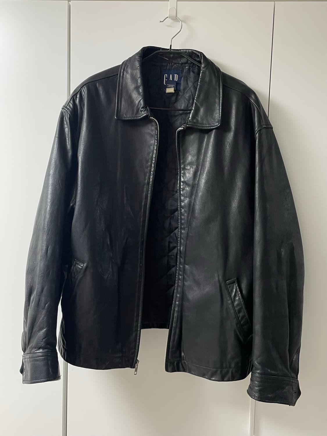 올드갭 90s 레더 자켓 상품이미지1