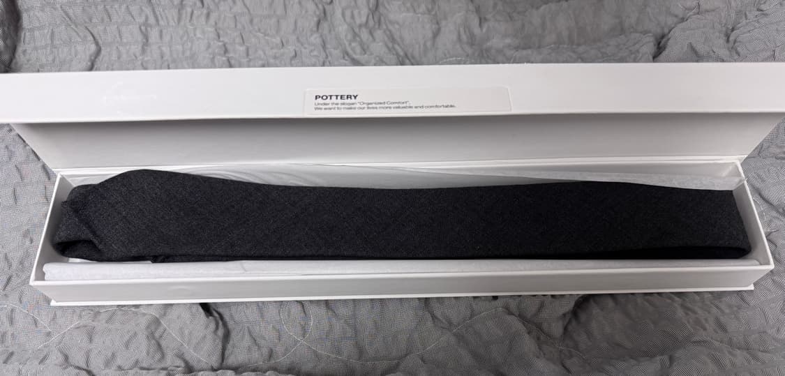 포터리 울 슬림 타이 다크 그레이 상품이미지1