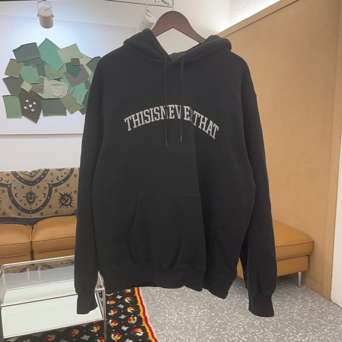 디스이즈네버댓 스트릿 힙합 스펠로고 약기모 후드티 XL C07481 상품이미지3