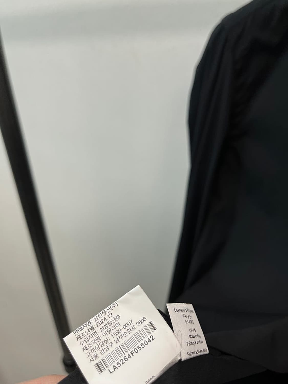 110)  피나모레 나폴리 25ss 블랙 셔츠  상품이미지6