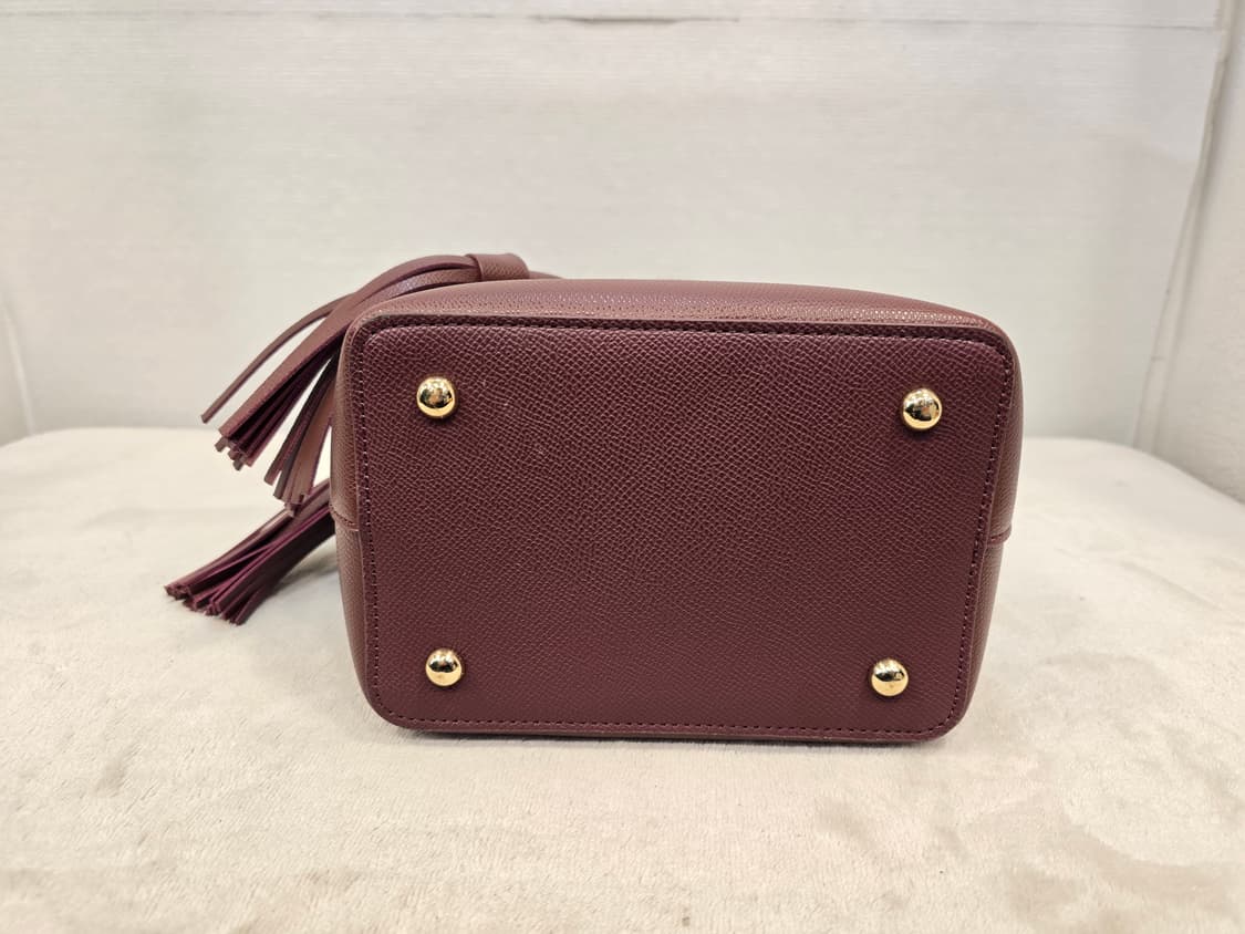 거의새거) 세인트스코트 St. Scott 버건디 버킷백 복조리가방 크로스 상품이미지7